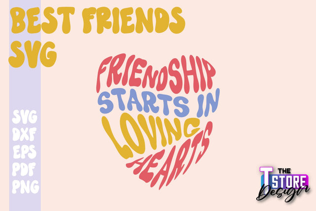 Best Friends SVG | Funny Quotes SVG | Friendship SVG | Besties Design v.1 SVG The T Store Design 