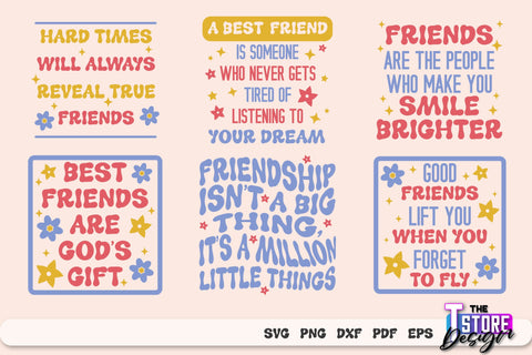 Best Friends SVG | Funny Quotes SVG | Friendship SVG | Besties Design v.1 SVG The T Store Design 