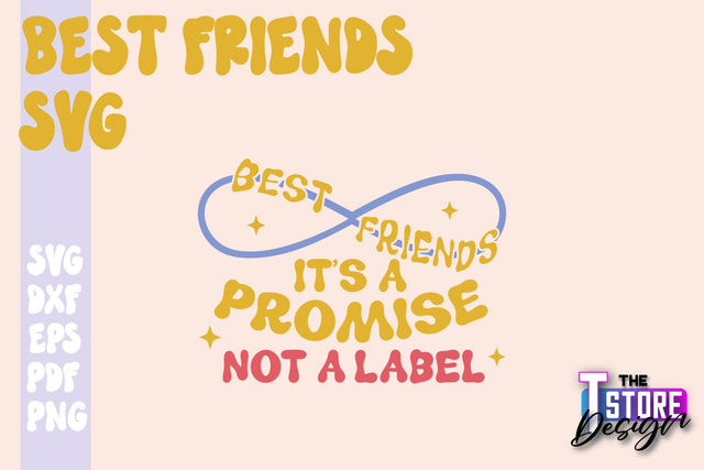 Best Friends SVG | Funny Quotes SVG | Friendship SVG | Besties Design v.1 SVG The T Store Design 