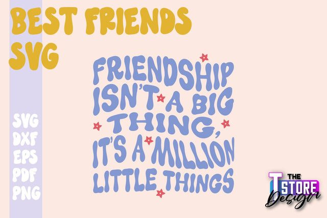Best Friends SVG | Funny Quotes SVG | Friendship SVG | Besties Design v.1 SVG The T Store Design 