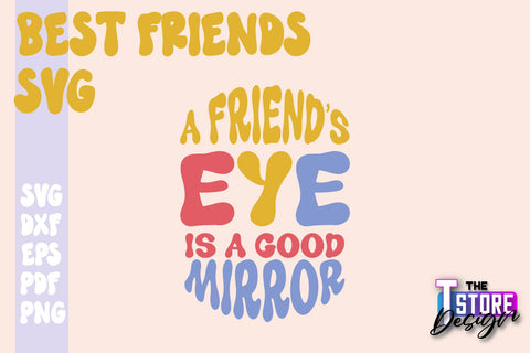 Best Friends SVG | Funny Quotes SVG | Friendship SVG | Besties Design v.1 SVG The T Store Design 