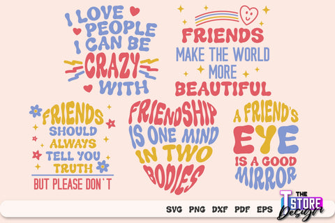 Best Friends SVG | Funny Quotes SVG | Friendship SVG | Besties Design v.1 SVG The T Store Design 