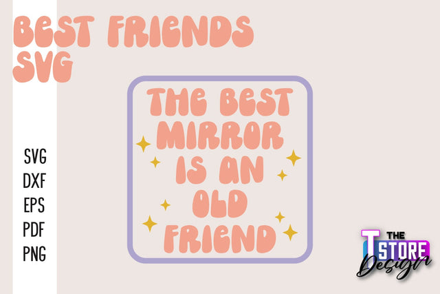 Best Friends SVG | Funny Quotes SVG | Friendship SVG | Besties Design v.2 SVG The T Store Design 