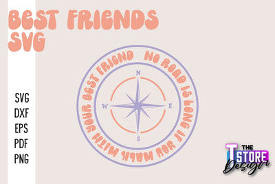 Best Friends SVG | Funny Quotes SVG | Friendship SVG | Besties Design v.2 SVG The T Store Design 