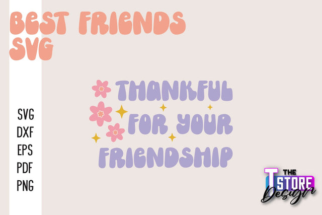 Best Friends SVG | Funny Quotes SVG | Friendship SVG | Besties Design v.2 SVG The T Store Design 