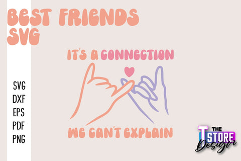 Best Friends SVG | Funny Quotes SVG | Friendship SVG | Besties Design v.2 SVG The T Store Design 