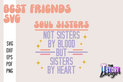 Best Friends SVG | Funny Quotes SVG | Friendship SVG | Besties Design v.2 SVG The T Store Design 