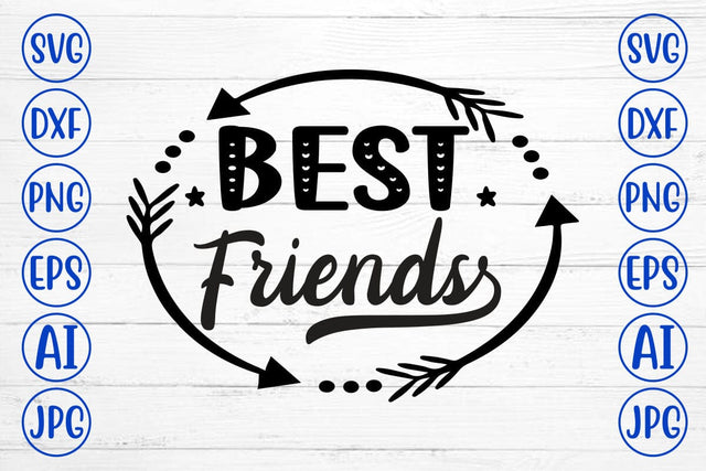 Best Friends SVG SVG Syaman 