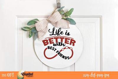 Best Friends SVG. T-Shirt Design. Best Friends Quote SVG SVG Evgenyia Guschina 