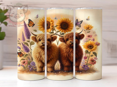 Best Friends Tumbler, Highland Cow PNG, Affirmation Quote Design, Friendship Gift, Cute Tumbler, Besties Forever Sublimation, Positive Vibes Drinkware Sublimation Lara' s Designs 