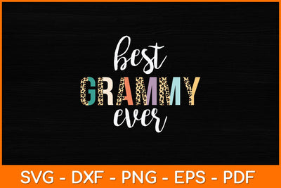Best Grammy Ever Gifts Leopard Print Mothers Day Svg Design SVG artprintfile 