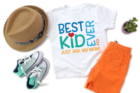 Best Kid Ever. Just Ask My Mom SVG SVG Pickled Thistle Creative 