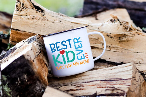 Best Kid Ever. Just Ask My Mom SVG SVG Pickled Thistle Creative 