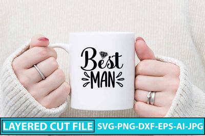 Best Man SVG Design SVG Syaman 
