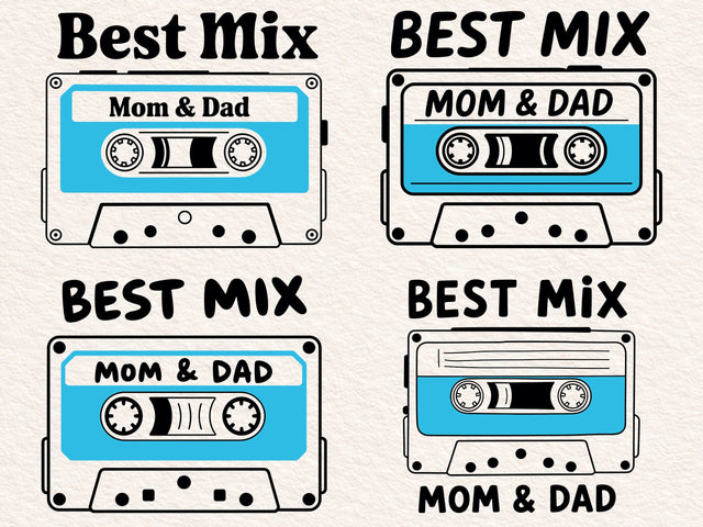 Best Mix Mom and Dad Svg, Baby Svg, Bodysuit Design, Funny Baby outfit, Svg For Cricut, Baby Svg Shirts, Baby Sayings Svg SVG DesignDestine 