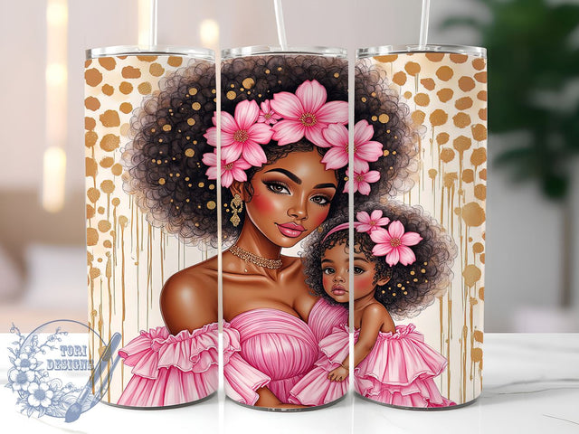 Best Mom Ever 20oz Tumbler Wrap, Mothers Day Tumbler, Black Mom Gift, 20oz Tumbler, Sublimation Wrap, Mom Gift Idea, Custom Tumbler Sublimation ToriDesigns 