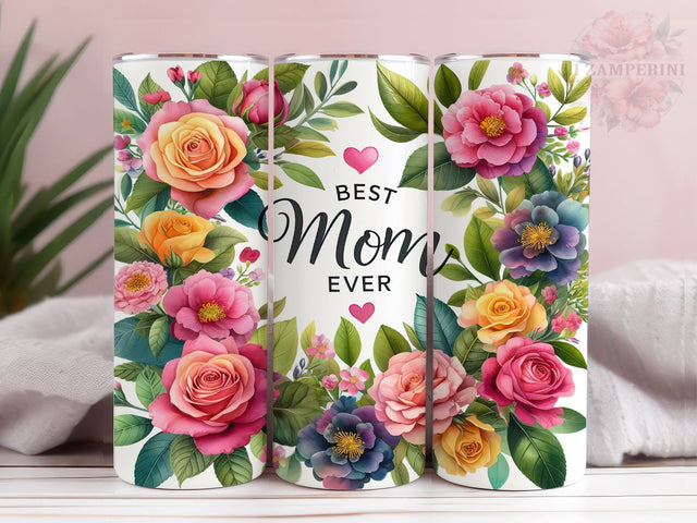 Best Mom Ever 20oz Tumbler Wrap PNG, Worlds Greatest Mother Tumber Png, Straight & Tapered Tumbler Wrap, Instant Digital Download Sublimation Li Zamperini 