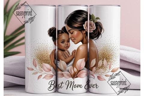 Best Mom Ever 20oz Tumbler Wrap Sublimation sassyprint 