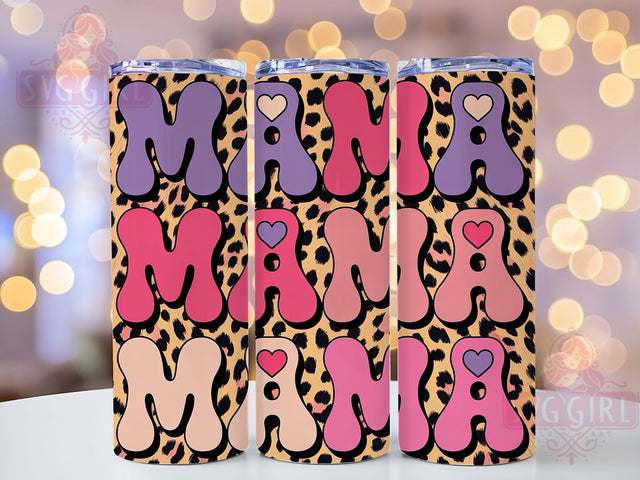 Best Mom Ever Lively Leopard 20oz Tumbler, Lively Leopard Mama, Sublimation Wrap, 20oz Tumbler Design, Mother’s Day Gift, PNG Tumbler Wrap, Mom Quote Sublimation SvggirlplusArt 