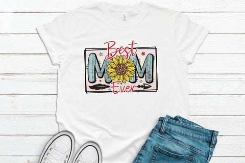 Best Mom Ever - Mother's Day Sublimation Design Sublimation CraftLabSVG 