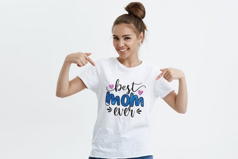 Best Mom Ever, Mother's Day Sublimation Sublimation CraftLabSVG 