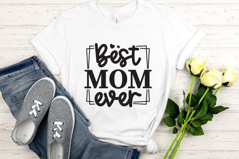 Best Mom Ever, Mother's Day SVG Cut File SVG CraftLabSVG 