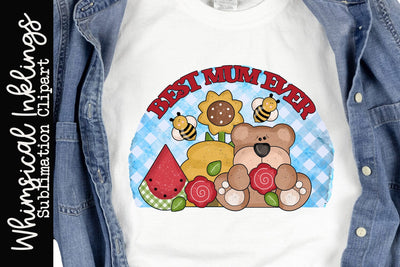 Best Mom Ever Sublimation Clipart set Sublimation Whimsical Inklings 