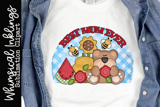Best Mom Ever Sublimation Clipart set Sublimation Whimsical Inklings 