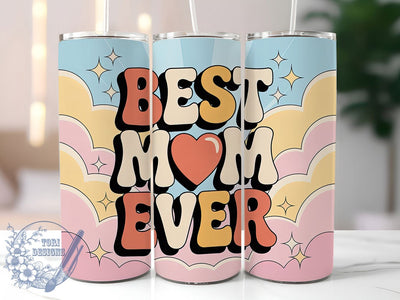 Best Mom Funny 20oz Tumbler, Sublimation Gift, Funny Mom Mug, 20oz Tumbler Design, Best Mom Quote, Mom Humor Theme, Lifestyle Wrap Sublimation ToriDesigns 