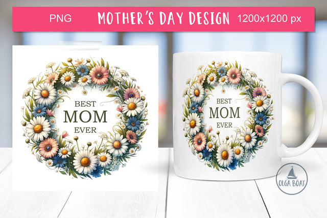 Best mom png | Mothers day sublimation mug Sublimation Olga Boat Design 