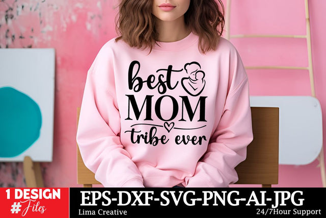 Best Mom Tribe Ever SVG Cut File SVG Insomnia Std 