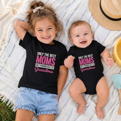 Best Moms Get Promoted to Grandma Machine Embroidery Design – New Grandma Quote Embroidery File Embroidery/Applique DESIGNS PatternFeed8 