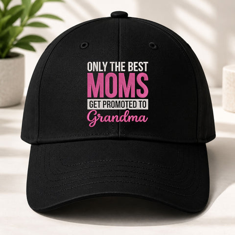 Best Moms Get Promoted to Grandma Machine Embroidery Design – New Grandma Quote Embroidery File Embroidery/Applique DESIGNS PatternFeed8 
