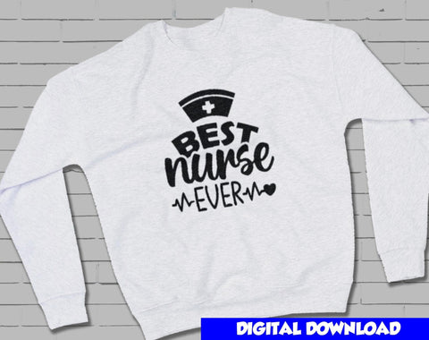 Best Nurse Ever SVG Cut File, Best Nurse Ever SVG Design SVG Arthur Arellano 