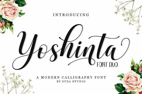 Best Script Font Bundle Font Suza Studio 