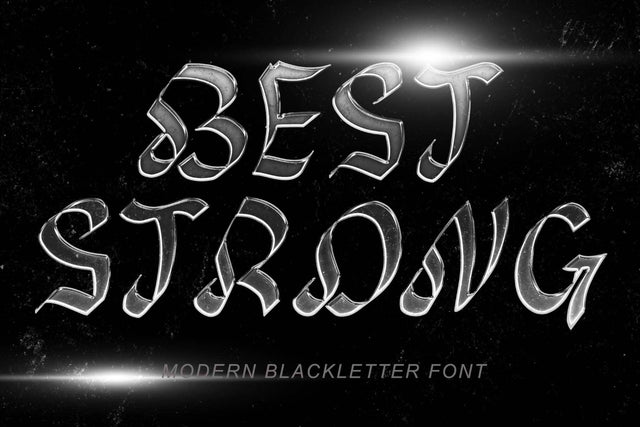 Best Strong Font Prasetya Letter 