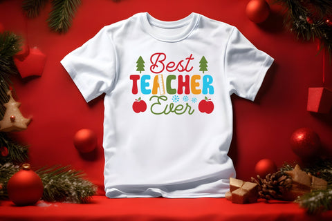 Best Teacher Ever | Christmas SVG SVG CraftLabSVG 