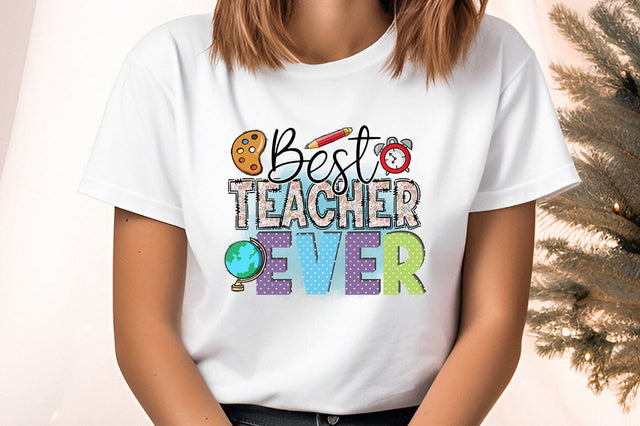 Best teacher ever PNG Design Sublimation Designangry 