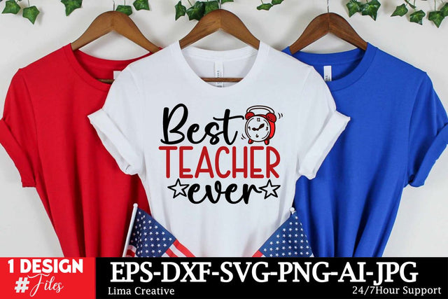 Best Teacher Ever SVG CUt File SVG Insomnia Std 
