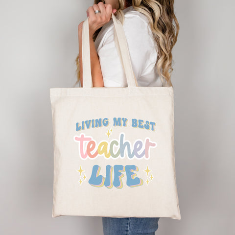 Best Teacher Life Rainbow PNG Sublimation So Fontsy Design Shop 