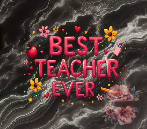 Best Teacher PNG, Teacher's Day Art, Digital Download, Sublimation Design, Teacher Appreciation Gift, Classroom Decor, Educational Graphics, Cute Teacher Printables Sublimation Li Zamperini 