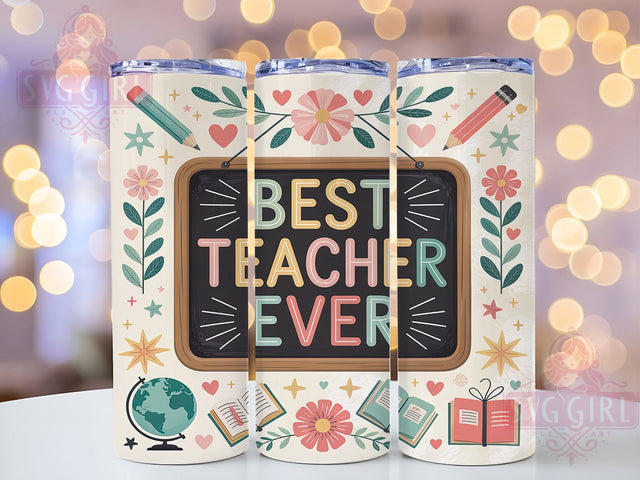 Best Teacher Thank You Tumbler, Top Educator Present, Teaching Excellence Award, Classroom Hero Gift, Education Recognition, Teacher Thank You Gift, Best Teaching Gift Sublimation SvggirlplusArt 