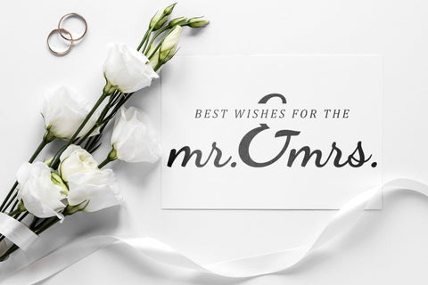 Best Wishes for the Mr. and Mrs - Wedding SVG File SVG CraftLabSVG 