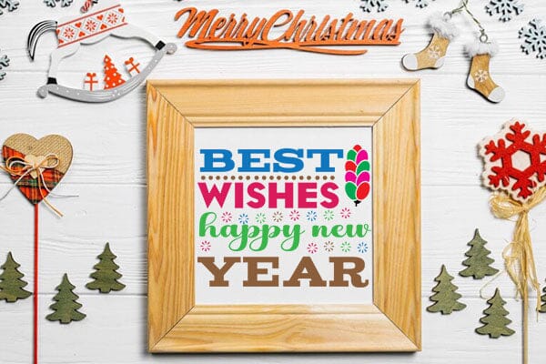 best wishes happy new year SVG Angelina750 
