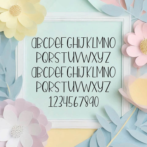 Bestfriends Handwriting Font OTF, Fonts for Crafting, Handwritten Font Font Crafting With Brenna 