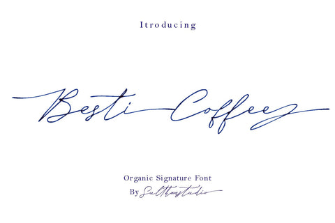 Besti coffee Font Sulthan studio 