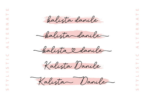 Bestie Lovely - Handwritten Script Font with Swash Font Typebae 