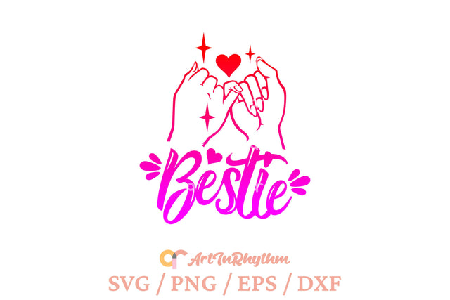 Bestie Pinky Promise, Best Friend SVG SVG Artinrhythm shop 