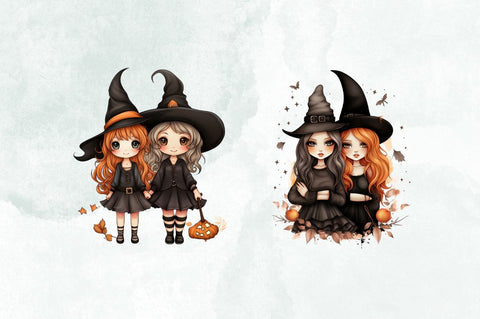 Bestie Witch Sublimation Clipart Bundle Sublimation Designangry 