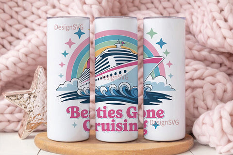 Besties Cruise Tumbler Wrap Sublimation DesignSVG 